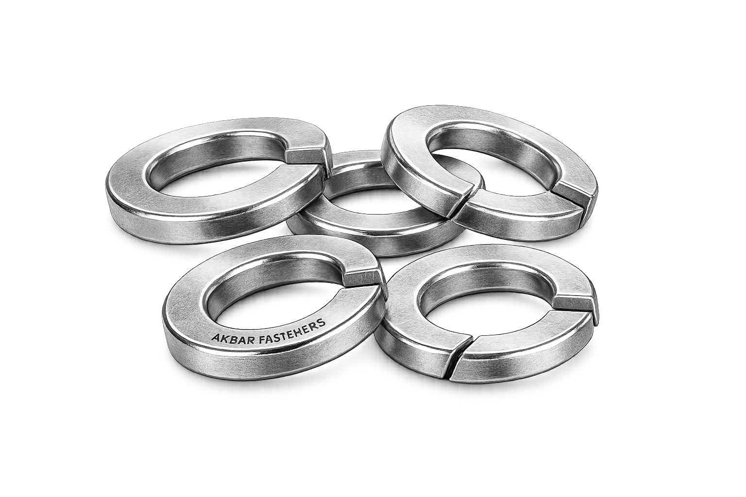 DIN 128 B Split Spring Washers, Waved Form B