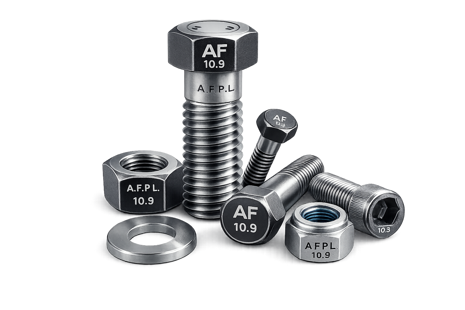 Grade 10.9 Bolts & Fasteners